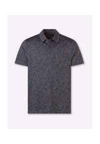 Witt - Kurzarm-Poloshirt - anthrazit-bedruckt