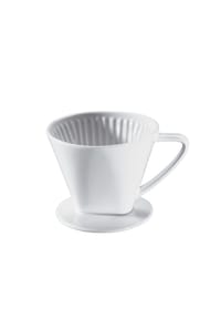 cilio - Kaffeefilter, Porzellan, Größe 2 - WEISS