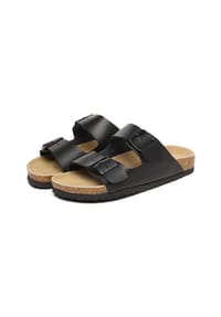 EVERAU® - Herren Leder Sandalen Duck - BLACK
