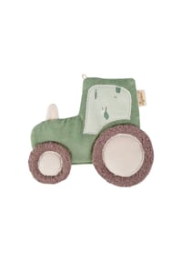 sigikid® - Knistertuch Traktor sigibaby ,  für Babys und Kleinkinder - Grün