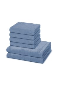 Cawö 4 X Handtuch 2 X Duschtuch im Set Lifestyle - Lifestyle - Anthrazit