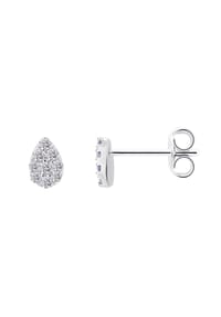 ONE ELEMENT Timeless Diamonds - 0,08 ct Diamant Brillant Ohrringe Ohrstecker - silber