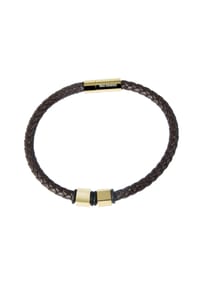Adelia's Bold Style - Armband – Lederarmband aus Leder 21,5 cm - braun