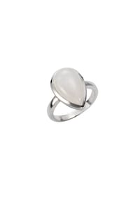 jamelli - Ring 925/- Sterling Silber 1 Mondstein 7,45ct. - weiß