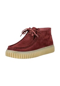 CLARKS® - Leder Stiefelette - Wine