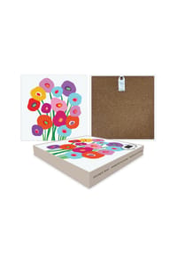 ppd - Untersetzer Super Bouquet Trivet Tile, Dolomit - Mehrfarbig