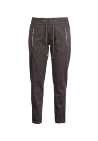 STOOKER® - BERLIN PRINT Damen Jogg Pants lang - brown structure