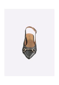 heine - Slingballerina - schwarz-metallic