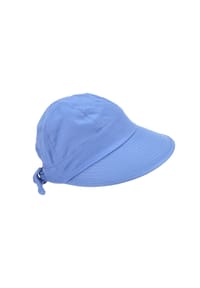 SEEBERGER - Baumwollstoff Schirmmütze mit Schleife 468796-0 - feuer