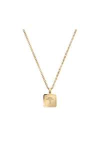 JOOP! - Kette mit Anhänger für Herren, Edelstahl | Kornblume - gold