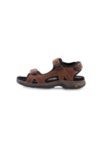 camel active - Ledersandale mit profilierter TPR Sohle - Cafe