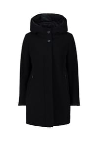 GIL BRET - Wolljacke mit Kapuze - Schwarz