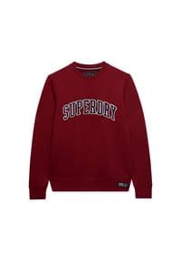 Superdry. - Sweatshirt Pullover ATHLETIC APPLIQUE - dunkelrot