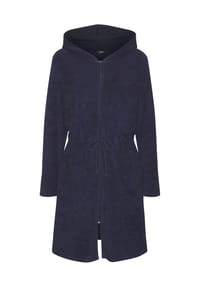 vivance dreams - Bademantel Cozy Mornings, Kapuze, für Damen - 665 GREY