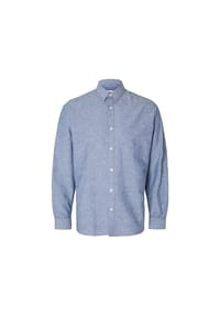 SELECTED - Freizeithemd, Slim Fit, Langarm, Kentkragen, für Herren - 178615 WHITE