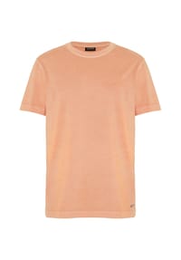 CHIEMSEE - T-Shirt mit dezentem Jumper-Motiv - 15-1360 SHOCK ORAN