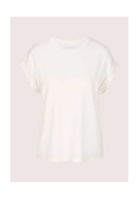 MADELEINE - Elegantes Jersey-Shirt mit Spitze, Kurzarm - wollweiß