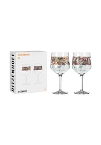 RITZENHOFF Gin-Kelch "Schattenfauna", 2er-Set - Schattenfauna - TRANSPARENT