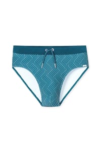 SCHIESSER - Badeslip "OCEAN SWIM", Emblem, für Herren - 710 LIME