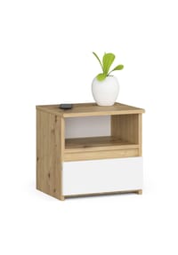 Akord - Nachttisch CL1 mit 1 Schublade und 1 Einlegeboden - artisan-eiche