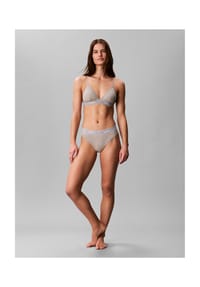 Calvin Klein - Tanga Perfectly Fit, Logo-Bund, für Damen - P7A GREY HEATHER