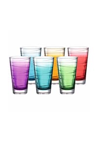 LEONARDO Trinkgläser Vario Struttura 280 ml 6er Set - VARIO STRUTTURA - bunt