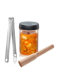 GEFU® Fermentier-Set, 4-teilig - NATIVO - SILBER