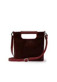 GRETCHEN - Schultertasche Crocus Small - Berry