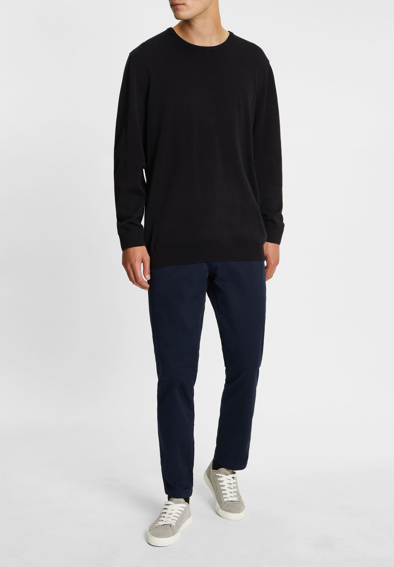s.Oliver Pullover, Feinstrick, Rundhals-Ausschnitt, für Herren 