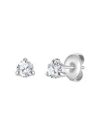 GLANZSTÜCKE MÜNCHEN - Ohrstecker Edelstahl Kristalle von Swarovski® weiß - silber