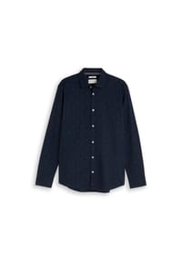 TOM TAILOR - Freizeithemd, Slim-Fit, Langarm, Kent-Kragen, für Herren - 40678 WHIT NAVY DO