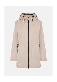olsen - Kurzmantel mit Kapuze - Classic Beige