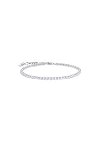 Thomas Sabo - Tennisarmband mit weißen Steinen - silberfarben