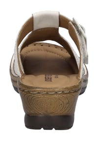 Afibel Vegane Pantoletten Damen – Weite Passform, Keilabsatz 2,5 Cm, Memory-Sohle Für Komfort