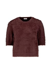 Vera Mont - Strickpullover mit Rundhalsausschnitt - Dark Maroon
