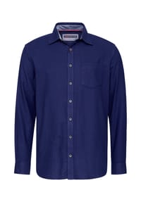 PADDOCK'S® - Langärmeliges Flanellhemd mit Fischgrätmuster - brown