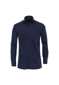 CASAMODA - Herren Businesshemd uni Modern Fit - Dunkelblau