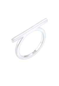 elli. - Ring Geo Minimal Blogger Trend Stab 925 Sterling Silber - Silber