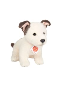 HERMANN Teddy COLLECTION® - Plüschtier Hundewelpe "Russel", 25cm - WEISS
