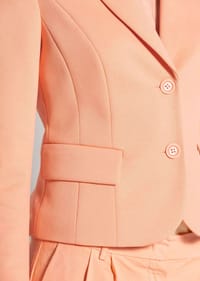 MADELEINE - Piqué-Blazer - pfirsich