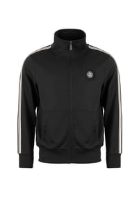 ROADSIGN® australia - Herren Sweatjacke Trail Zip mit Stehkragen, sportlich moderner Freizeit-Look, ideal für Outdoor & kühle Tage - schwarz