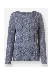 Witt - Pullover - rauchblau-meliert