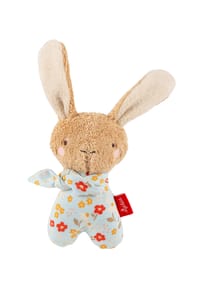 sigikid® - Greifling Hase braun Farmhouse Family ,  für Babys und Kinder - blau