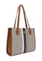 L.CREDI Shoppertasche "Melina", Kunstleder, Graphisches Muster, für Damen Bild 5