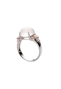 Carolin Stone Jewelry - Ring 925/- Sterling Silber 1 Rosenquarz - rosa