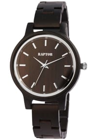 RAPTOR Raptor - Damen Quarz Armbanduhr Embra - 3 ATM - Mineralglas - braun #1