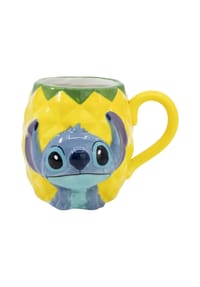 Disney - Disney Stitch 3D Tasse 415 ml Keramikbecher in Geschenkbox mit - Gelb 13x14x8 cm