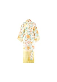 bassetti - Kimono CASABLANCA aus hochwertigem Baumwollsatin - CELESTE
