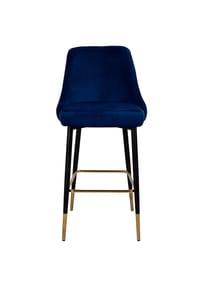 Kayoom - Neuheit 2025 Stuhl Barstuhl Moonlight 125 blau – eiche , modern - blau