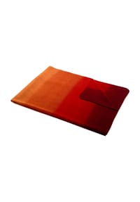 STEINBECK - Wolldecke "Melanie" - ROT/ORANGE
